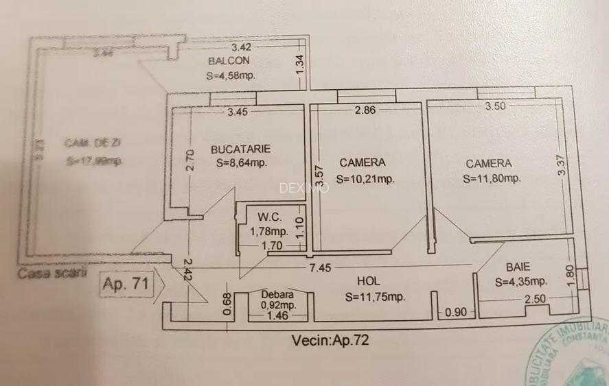 TOMIS III-APARTAMENT CU 3 CAMERE MOBILAT SI UTILAT - 7