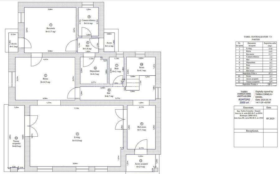 Casa individuala - P+1M, 5 camere - Corbeanca, strada Laguna Albastra - 15