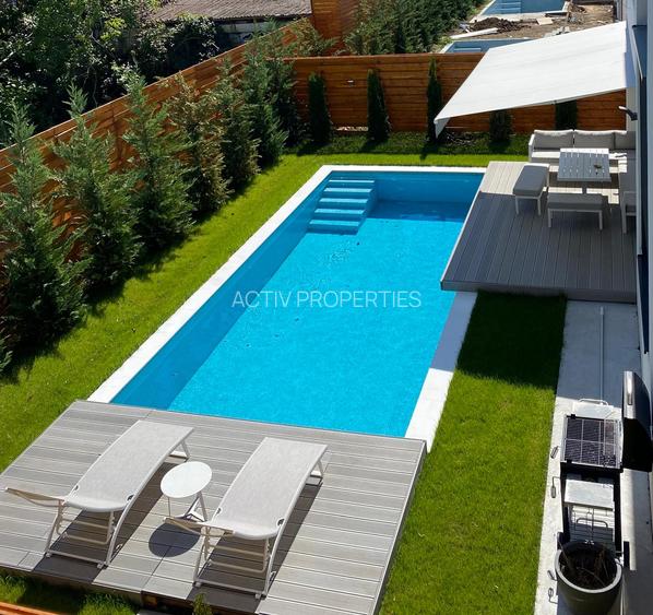 Vila P+1,2021,teren 350mp,piscina,4 sau 5 dormitoare,3 bai,2 locuri parcare - 26