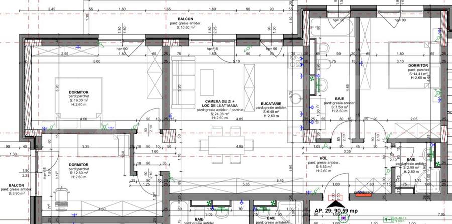 Exclusiv! Apartament cu 4 camere, etaj 1, 2 balcoane, Beta Residence  - 3