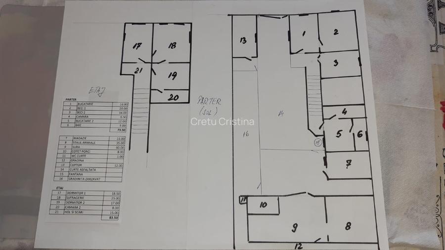 Casa/ gospodarie  saseasca in sat Bunesti, judet Brasov. Pe drumul spre VISCRI.  - 14