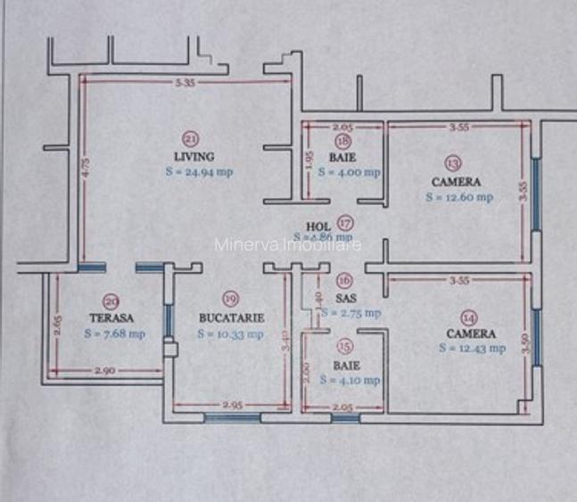 Apartament 3 cam, 76 mp + balcon, etaj 1,  Dumbravița, str. Rodiei,  Comision 0% - 1