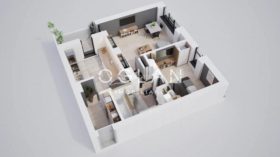 Apartament 2 camere, 0% comision – 52,88 mp + terasa - 8