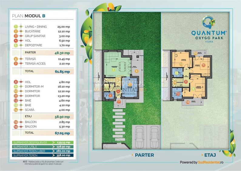 Vila moderna 4 camere in ansamblu rezidential - Berceni-Vidra, Ilfov - 7