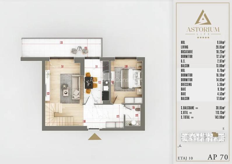 Apartament 4 Camere Moderne în Complex Rezidențial de Lux | Comision 0% - 2