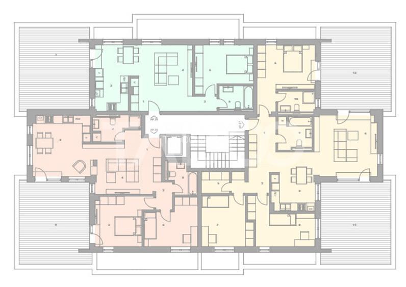 Penthouse 107 mp utili 2 terase 32 mp fiecare zona Turnisor Sibiu - 2