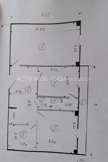2 camere Unirii -Corneliu  Coposu, central - 2