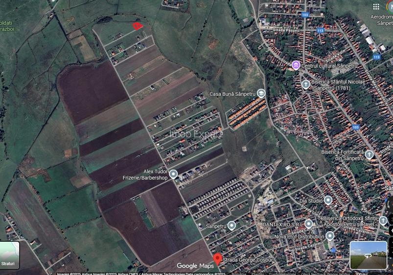 Parcele de teren 442 mp si 520 mp Sanpetru Str. George Cosbuc - 2