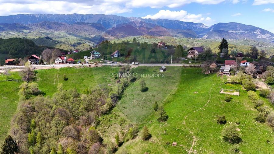 Peisaj spectaculos | Utilități ITeren intravilan Moieciu I Comision 0% - 10