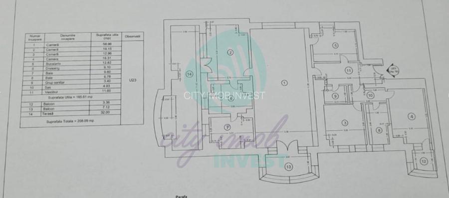 Spatiu cu view si terasa ideal atat pentru birou cat si pentru locuinta - 17