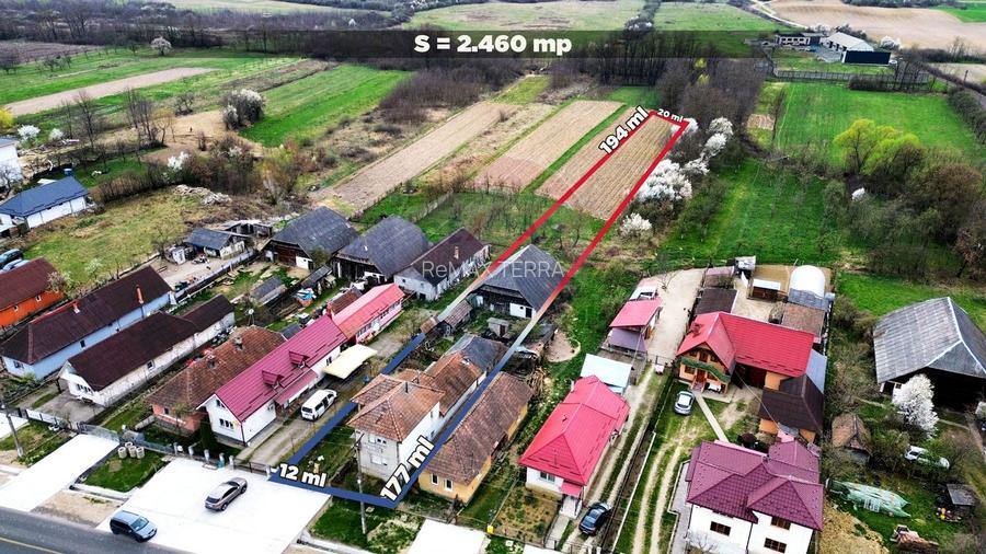 Casă din cărămidă cu teren generos de 2460 mp și anexe, în Borlești - 20