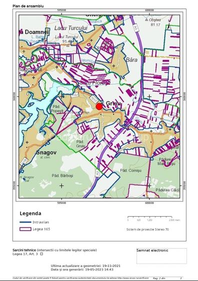 Teren Intravilan Construibil  GRUIU ILFOV - 5