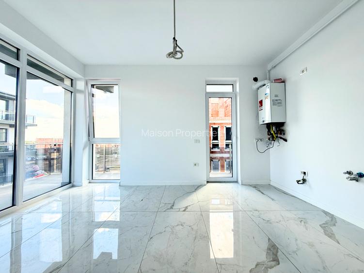 2 camere intr-un bloc nou | 15.5 mp terasa | COMISION 0% - 2