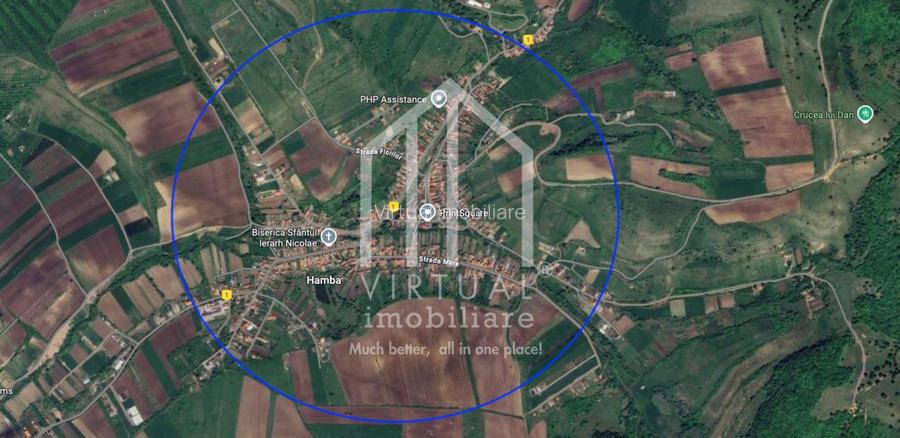 Teren intravilan de vanzare in Sibiu, Localitatea Hamba 1,259 mp - 2