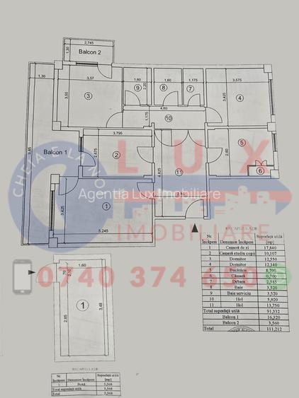 ID 4224 DE VÂNZARE – APARTAMENT CU 4 CAMERE, STR. VICTORIEI - 10
