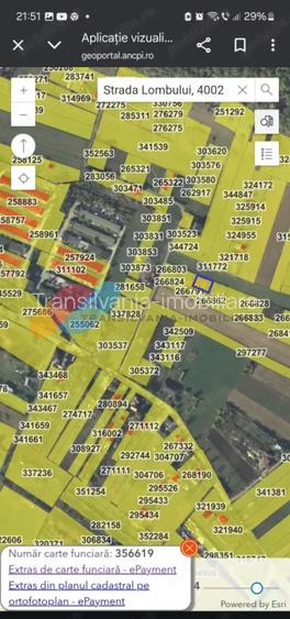 Teren extravilan , 637mp, Lomb - 2