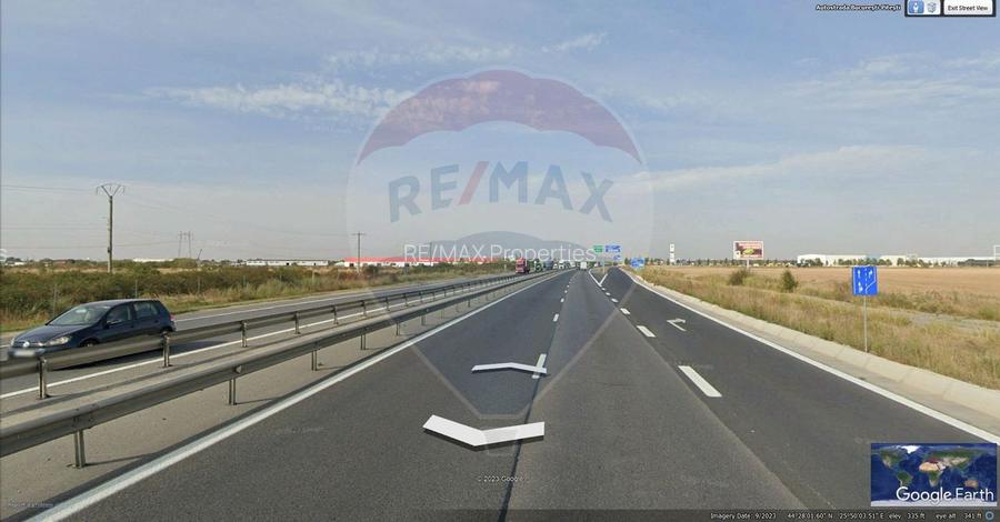 Teren intravilan 93,000mp / Autostrada A1/km 23 - 6