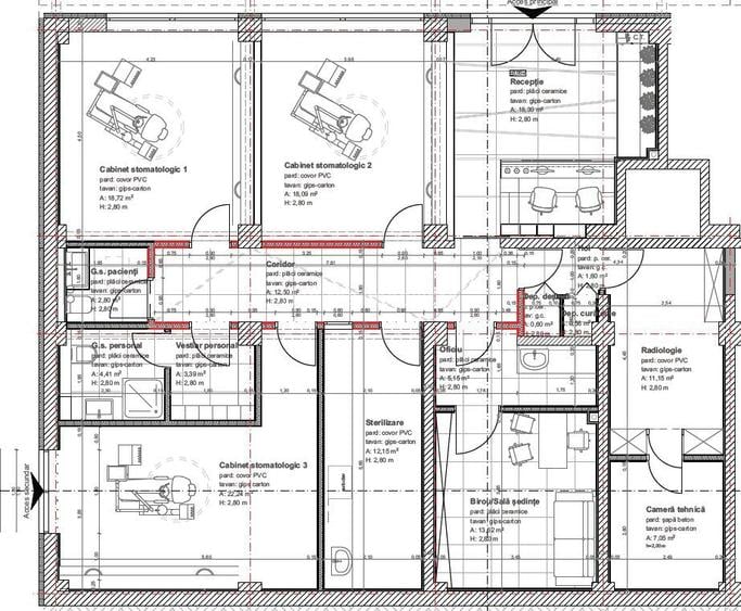 Spațiu pentru 3 cabinete stomalogice/medicale, parcare-Borhanci - 6