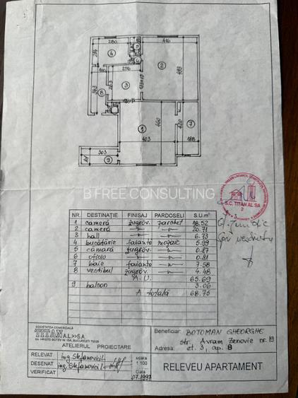 Apartament de 2 camere spre vanzare - zona adiacenta Bulevardului Unirii - 1