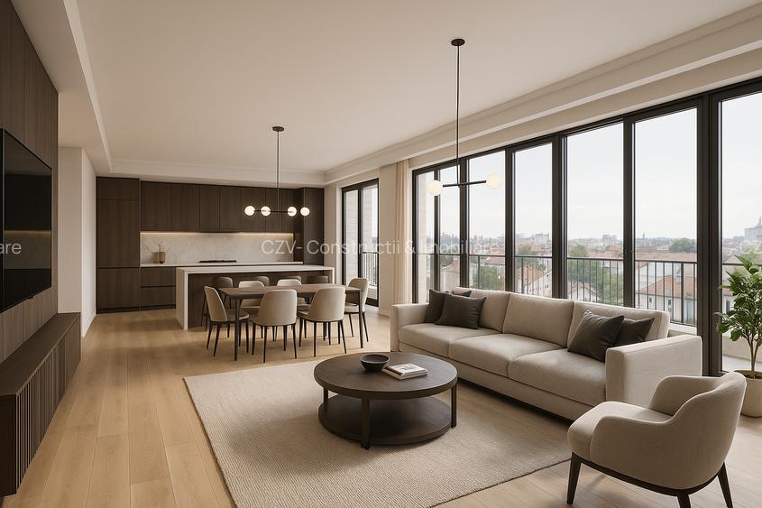 PENTHOUSE PANORAMIC – Etaj 9 | 4 Dormitoare | 5 Băi | Living 103 mp - 3