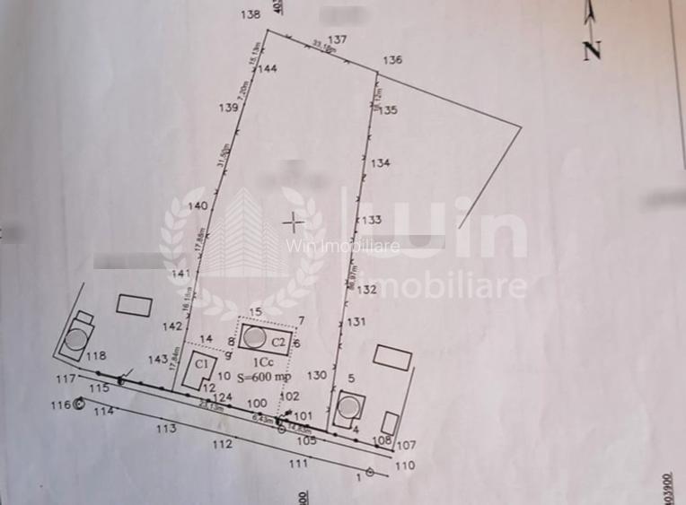 Teren intravilan cu casa renovabila | 4130mp teren | Front 44m | Aiton - 2