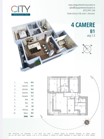 Apartament 4 camere Baneasa  - 5