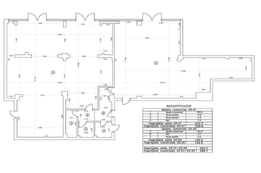 Inchiriere spatii comerciale in Galeriile Belvedere - de la 160 mp - 13