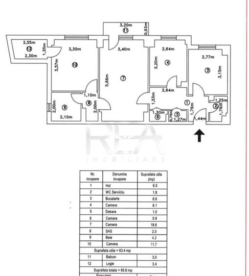 3 camere, 3/10, anvelopat, bloc 1983-Ghencea-Str Vladeasa - 10