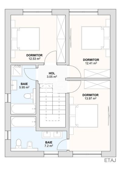 Casă individuală | 4 camere, 3 băi | teren 476mp |Șura Mică (zonă Sala de Sport) - 2
