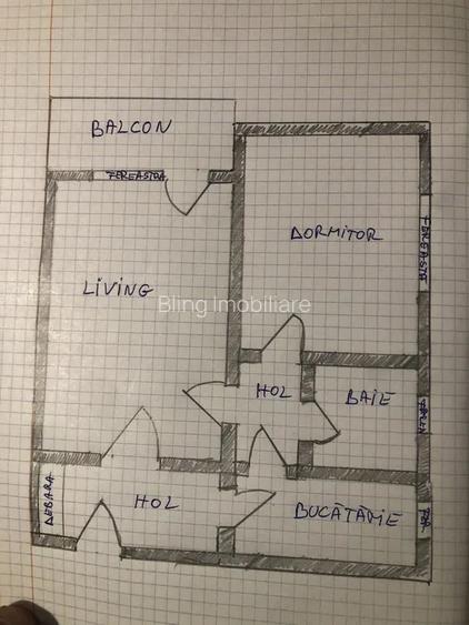Apartament cu 2 camere, 49 mp, decomandat, etaj intermediar, Zona Calvaria - 7