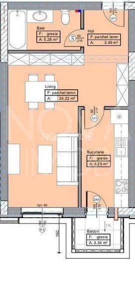Apartament cu 1 camera, lift, loc de parcare - Zona Pictor Brana - 6