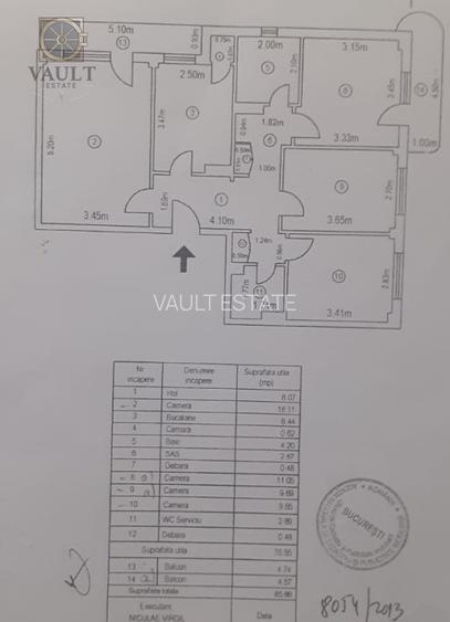 APARTAMENT 4 CAMERE-RAHOVA-DUMBRAVA NOUA-DECOMANDAT-CENTRALA - 13