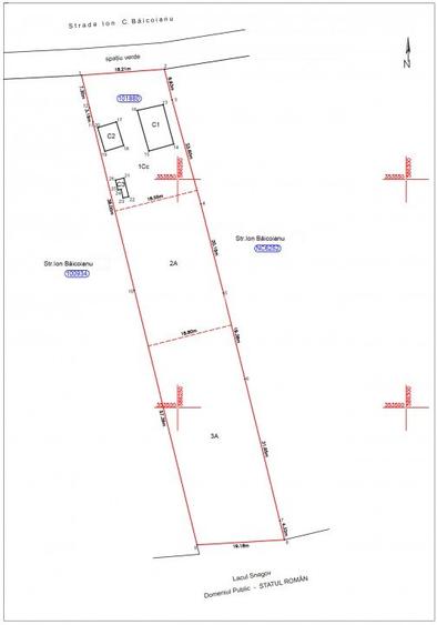 Snagov, Teren 1976 mp  Dubla deschidere 20m - 1