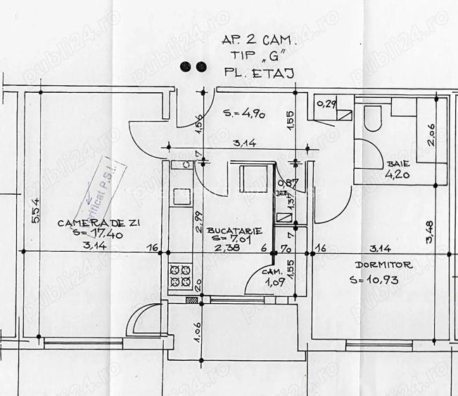 Apartament 2 camere - Calea  Mosilor - Metrou - 8