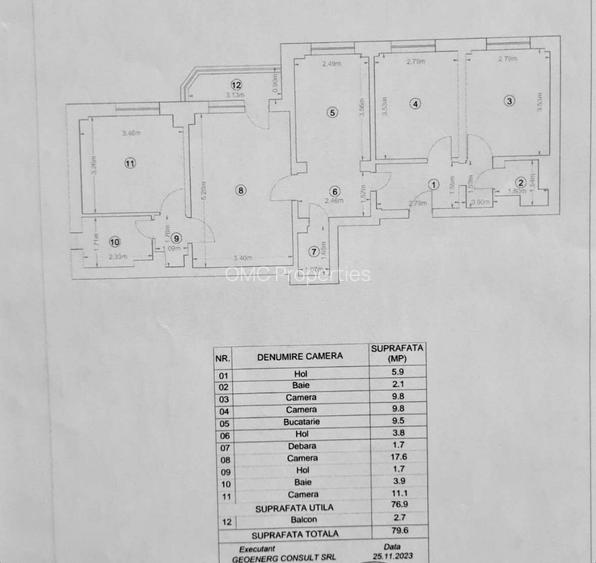 Apartament 4 camere, 2 bai, Centrala - Apusului - Gorjului - Iuliu Maniu - 20