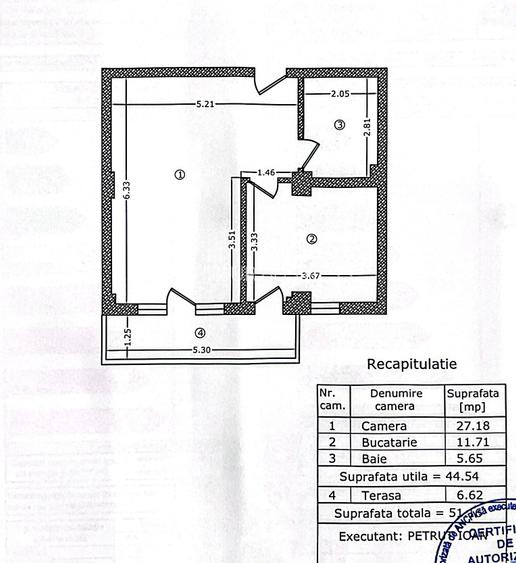 Ap 2 cam, 52mp,bloc 2024, centrala proprie, parcare subterană, Prel. Ghencea 268 - 10