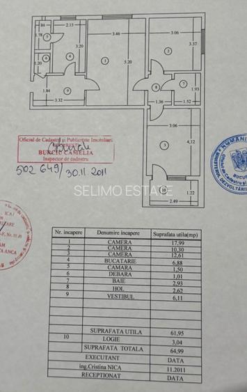 3 camere METROU Valea Ialomitei 1 min | Mobilat utilat | Etaj 3 | - 12
