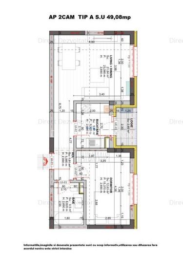 ZONA DRUMUL TABEREI- APARTAMENT 2 CAMERE DECOMANDAT 74900 EURO + TVA - 10