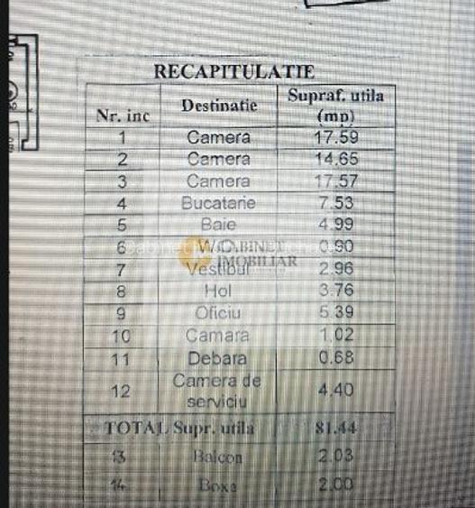 3 camere I Bdul Carol- Armeneasca I Etaj 1 I Loc de parcare - 23