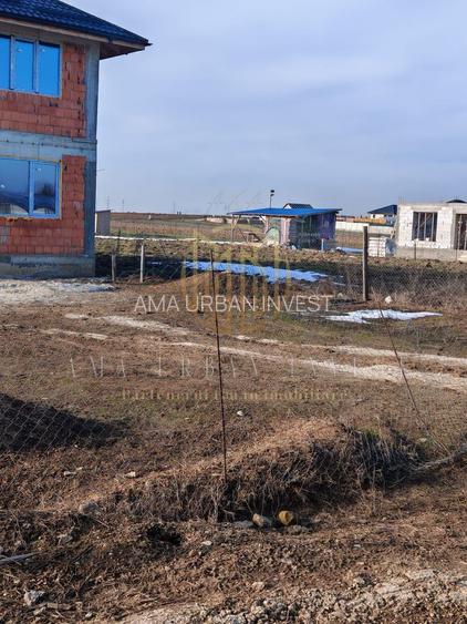 teren Comuna Berceni intrare Dobreni 400 mp deschidere 16 ml - 2