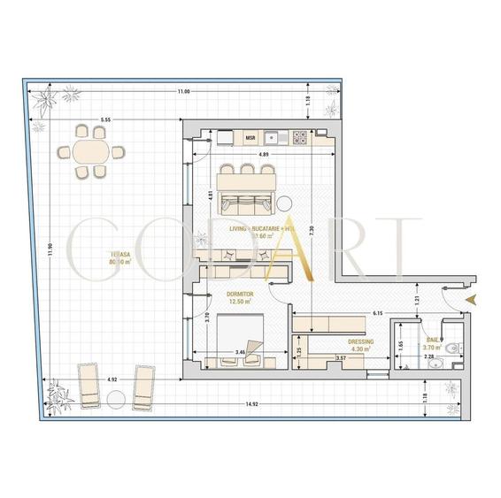 Apartament premium 2 camere | Ready to move | Mobilat | Utilat - 1