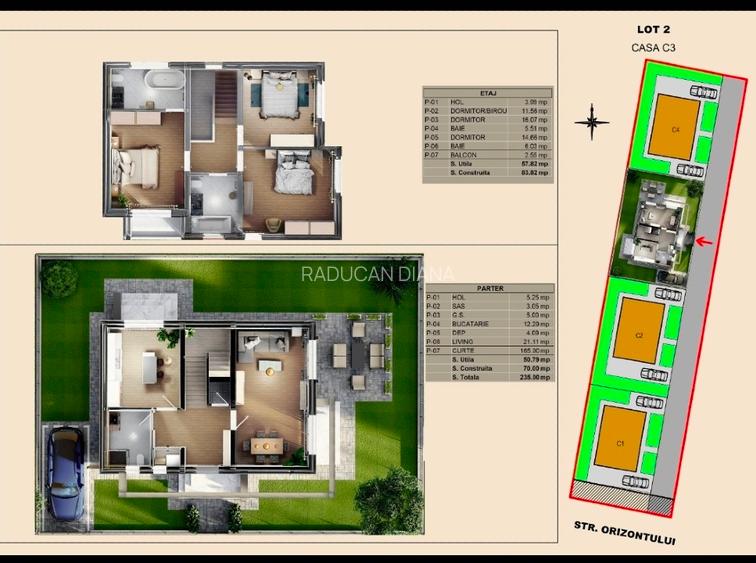 Case P+1  moderne, absamblu cu intrare privata si avansat ca si constructie - 3