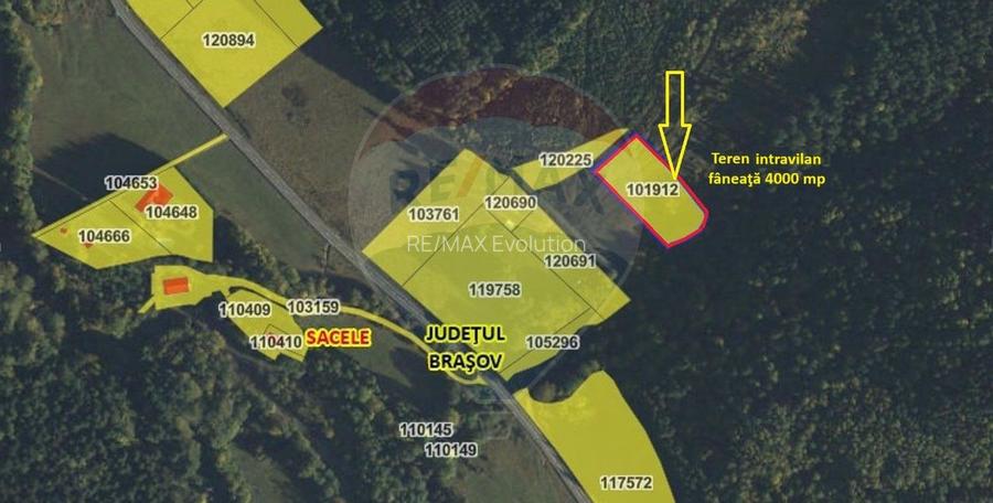 Teren intravilan, 4003 mp, Săcele - Babarunca - 4