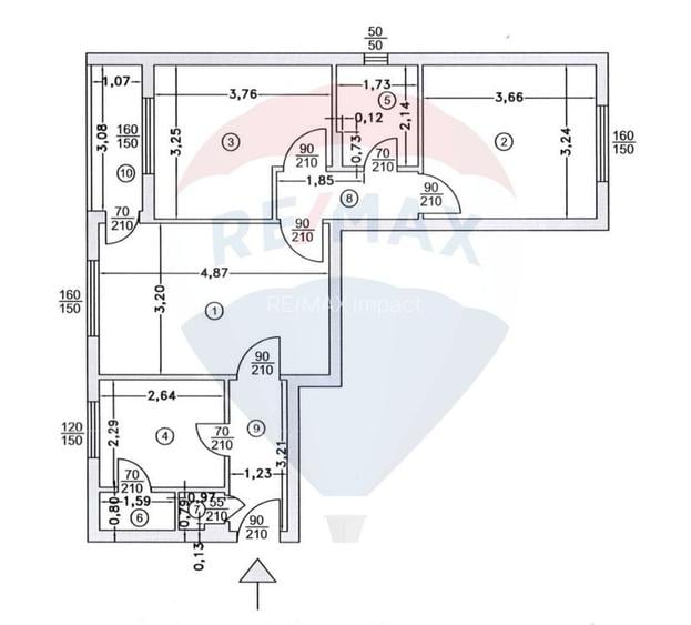 Apartament cu 3 camere de vanzare, 57 mp,  zona Crangasi - 15