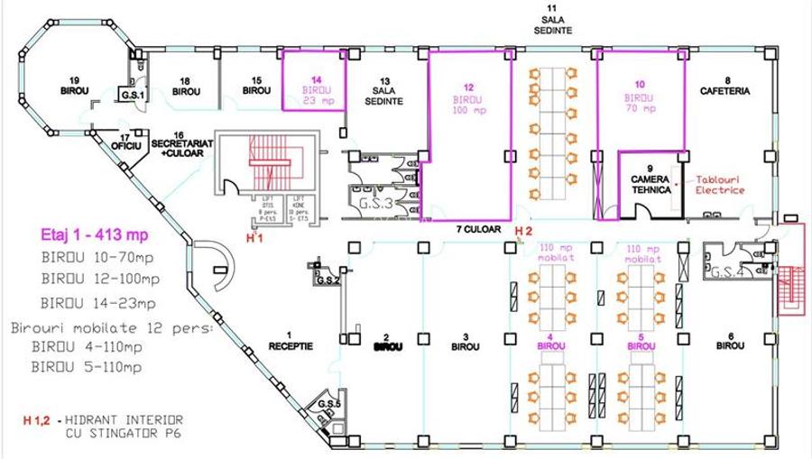 Spatii de birouri in cladire unica - de la 100 mp - 17