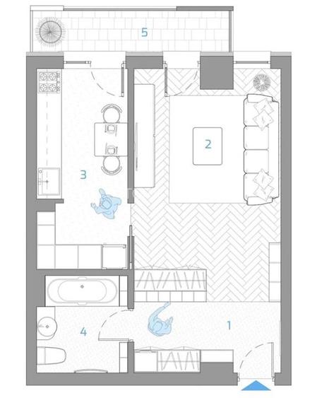 Nicolina, bloc nou, 1 camera decomandat, comision 0% - 2