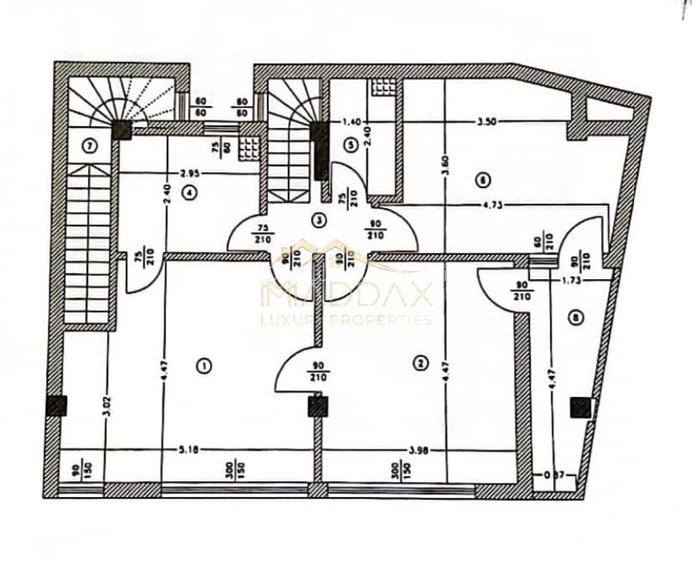 Spatiu birouri 5 camere elegant perntru inchiriere **160 mp** / Piata Romana - 1