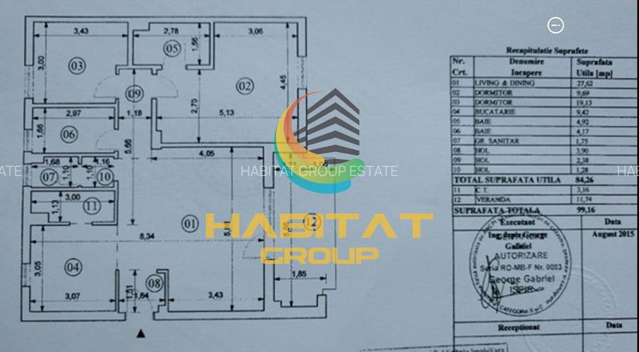 Baneasa Apartament 3 Camere 2 Bai Grup Sanitar Loc Parcare Subterana Terasa - 14