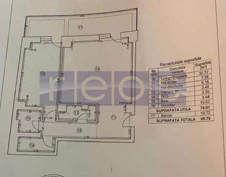 INCHIRIE APARTAMENT LUX 2 CAMERE 2 BAI 99MP PARCARE INCLUS VICTORIEI ROMANA - 19