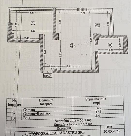 Apartament luminos cu 2 dormitoare si parcare privata - 7
